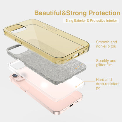 MILPROX Compatible with iPhone 15 Case  - Bling Design Case