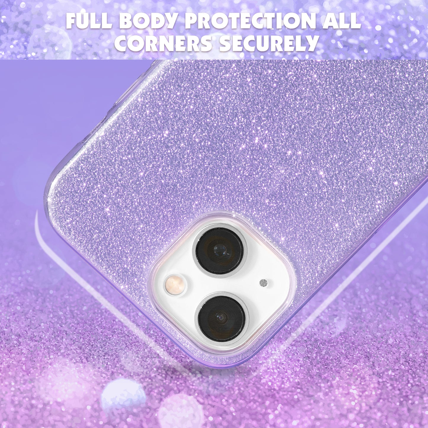 MILPROX Compatible with iPhone 15 Case  - Bling Design Case