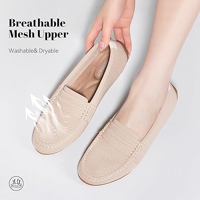 Zelaprox Loafer Shoes for Women Comfortable Women's Loafer Shoes Flat Shoes