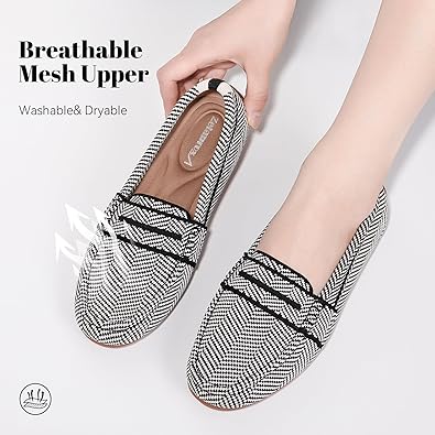 Zelaprox Loafer Shoes for Women Comfortable Women's Loafer Shoes Flat Shoes