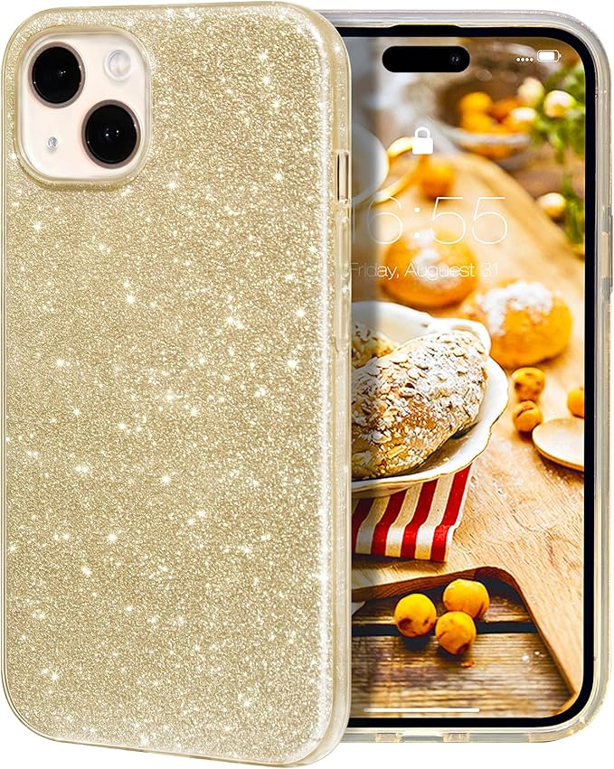 MILPROX Compatible with iPhone 15 Case  - Bling Design Case